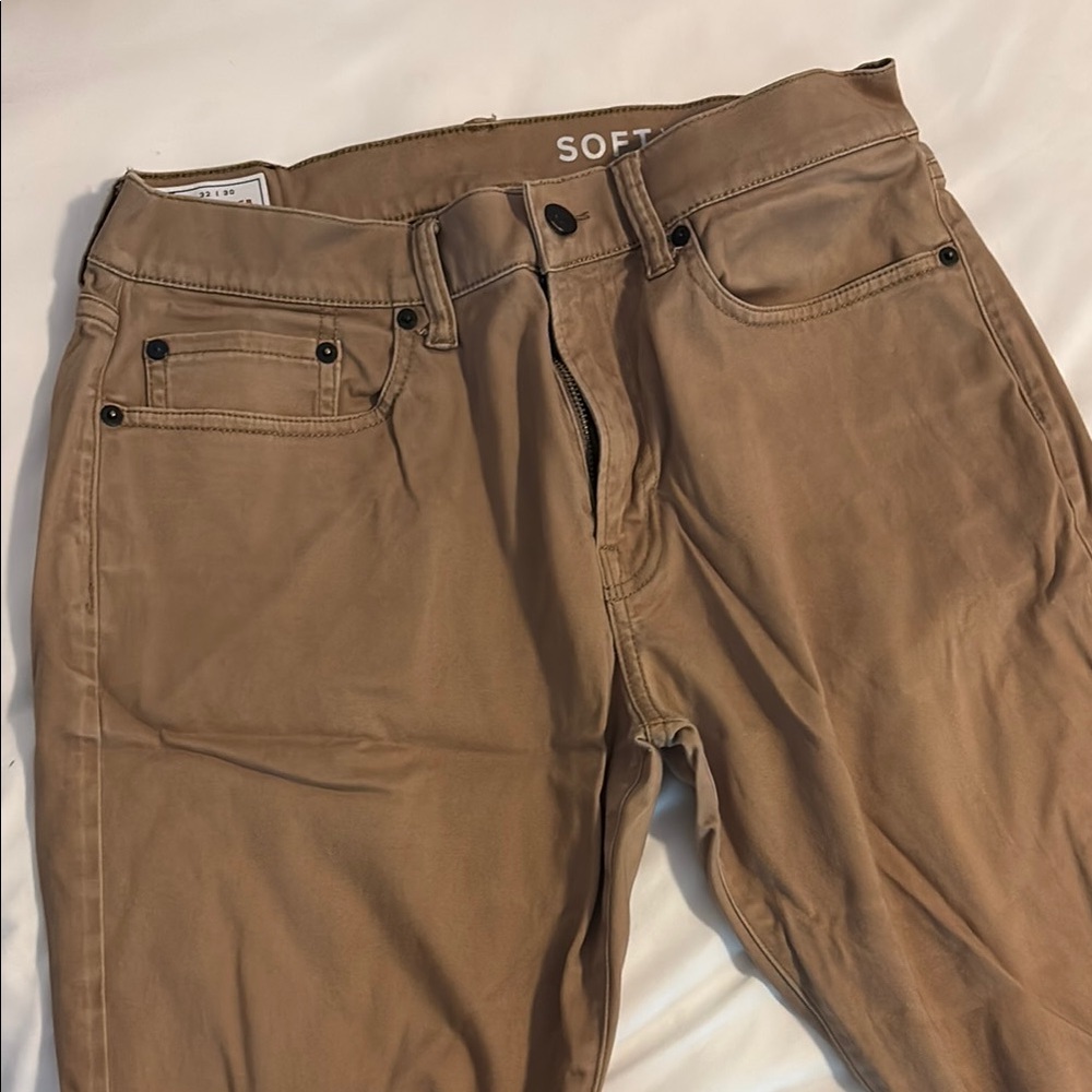 Softened Tan Men's Jeans - Classic Straight Fit
